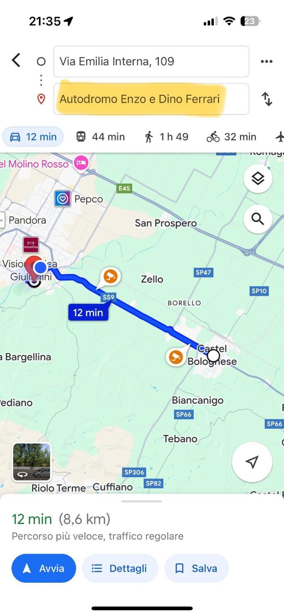 Appartamento "Il Portico" A Soli 8 Chilometri Da Imola E 7 Chilometri Da Faenza Bagian luar foto